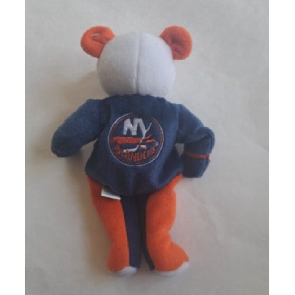 Licensed New York Islanders Bear Bean Beanie Plush Doll Hockey Team NWT Boomers - Picture 2 of 3